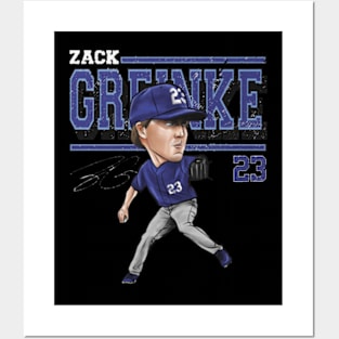 Zack Greinke Kansas City Cartoon Posters and Art